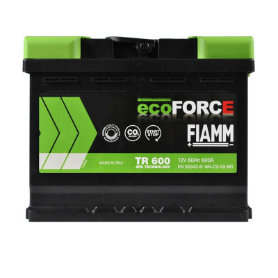 Автомобільний акумулятор FIAMM Ecoforce AFB (TR600) (L2) 60Аh 600А R+