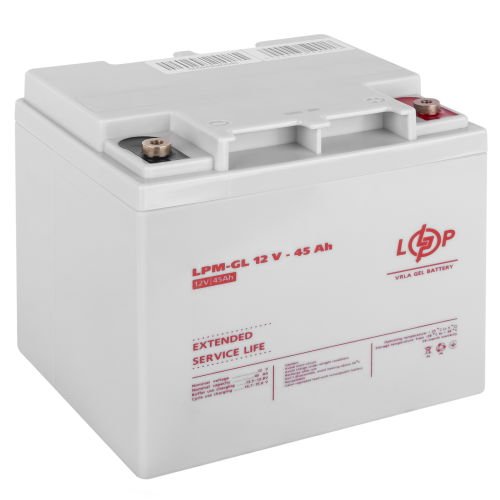 Акумулятор гелевий LPM-GL 12V - 45 Ah