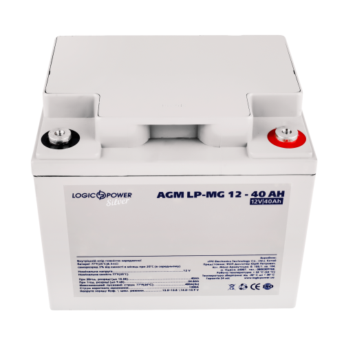 Акумулятор мультигелевий LP-MG 12V - 40 Ah Silver Акумулятор мультигелевий LP-MG 12V - 40 Ah Silver