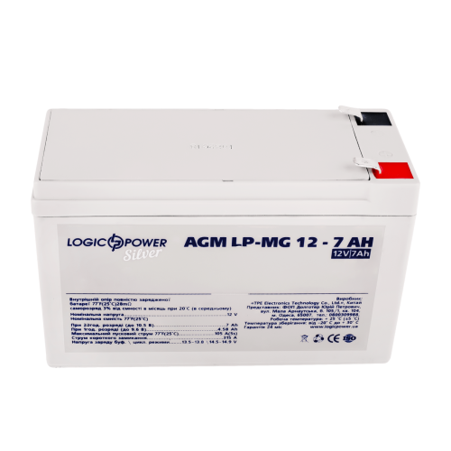 Акумулятор мультигелевий LP-MG 12V - 7 Ah Silver Акумулятор мультигелевий LP-MG 12V - 7 Ah Silver