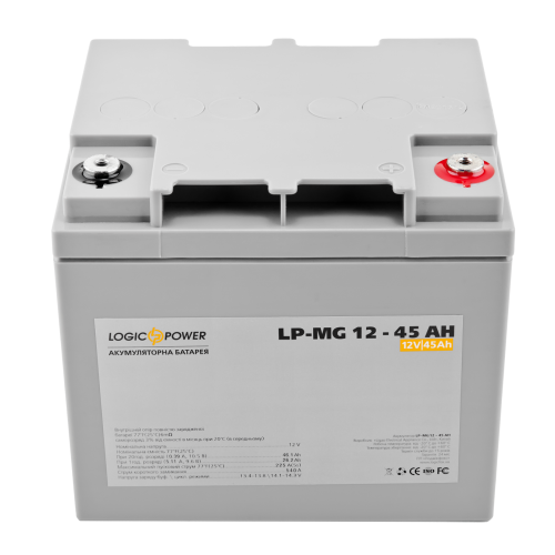 Акумулятор мультигелевий LP-MG 12V - 45 Ah Silver Акумулятор мультигелевий LP-MG 12V - 45 Ah Silver