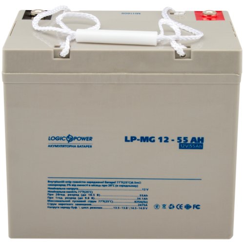 Акумулятор мультигелевий LP-MG 12V - 55 Ah Silver Акумулятор мультигелевий LP-MG 12V - 55 Ah Silver
