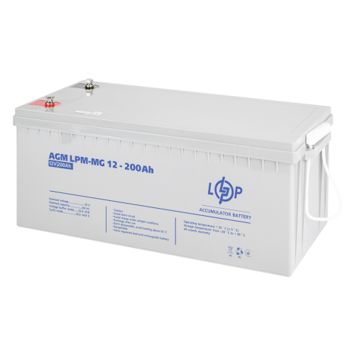 Акумулятор мультигелевий LPM-MG 12V - 200 Ah