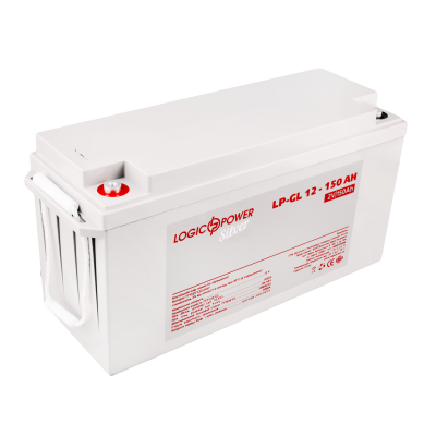 Акумулятор гелевий 12V - 150 Ah LogicPower LP-GL Silver