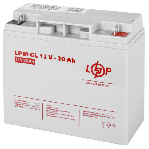 Акумулятор гелевий LPM-GL 12V - 20 Ah для Mercedes