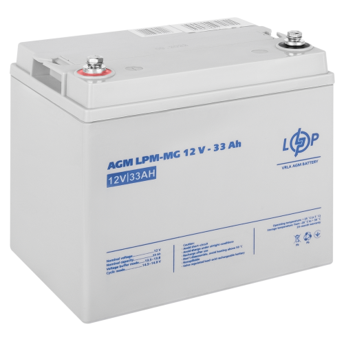 Акумулятор мультигелевий AGM LPM-MG 12V - 33 Ah для TESLA Акумулятор мультигелевий AGM LPM-MG 12V - 33 Ah для TESLA