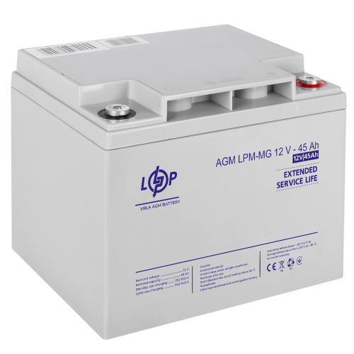 Акумулятор мультигелевий LPM-MG 12V - 45 Ah Акумулятор мультигелевий LPM-MG 12V - 45 Ah