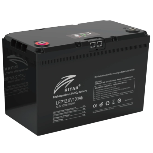 Ritar LFP12.8V100AHG24 Акумуляторна батарея з bluetooth