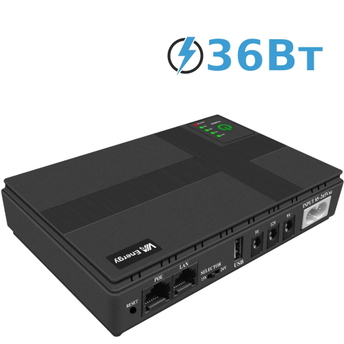 Джерело безперебійного живлення для WI-FI роутера VIA Energy Mini UPS 3.0 24В 1А