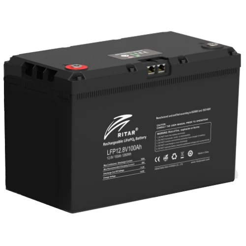 Аккумулятор Ritar LiFePO4 12.8V100AH (1280 W*h) G24 (литий-железо-фосфатный) с системой подогрева и bluetooth