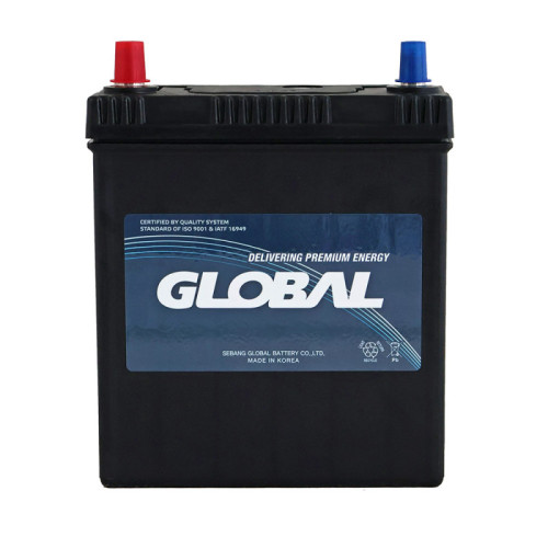 Автомобільний акумулятор GLOBAL Asia 42Ah, 360A, L+ (SMF 44B19R) (B19) т.к., н.к. (Корея ROCKET)