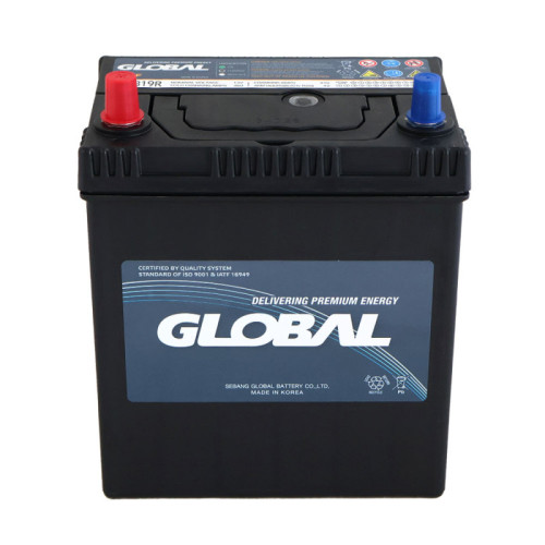 Автомобільний акумулятор GLOBAL Asia 42Ah, 360A, L+ (SMF 44B19R) (B19) т.к., н.к. (Корея ROCKET)