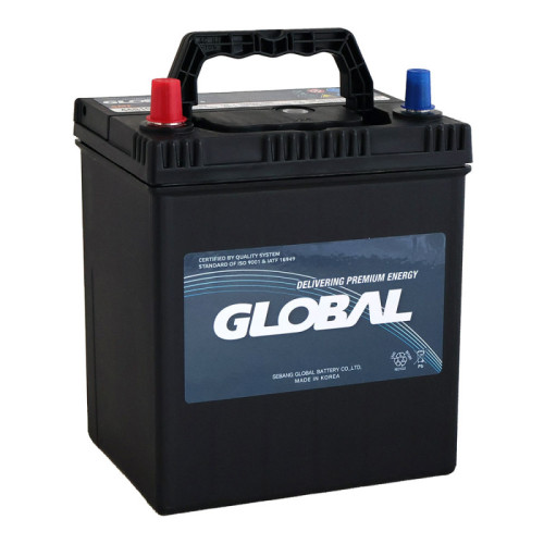 Автомобільний акумулятор GLOBAL Asia 42Ah, 360A, L+ (SMF 44B19R) (B19) т.к., н.к. (Корея ROCKET)