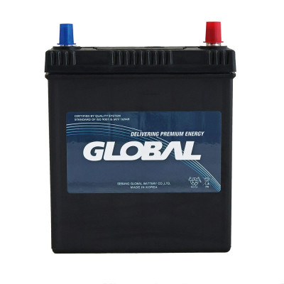Автомобільний акумулятор GLOBAL Asia 42Ah, 360A, R+ (SMF 44B19L) (B19) т.к., н.к. (Корея ROCKET)