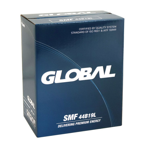 Автомобільний акумулятор GLOBAL Asia 42Ah, 360A, R+ (SMF 44B19L) (B19) т.к., н.к. (Корея ROCKET)