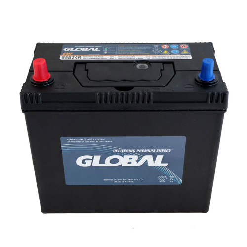 Автомобільний акумулятор GLOBAL Asia SMF 45Ah, 430A, L+ (SMF 55B24R) (B24) т.к., н.к.