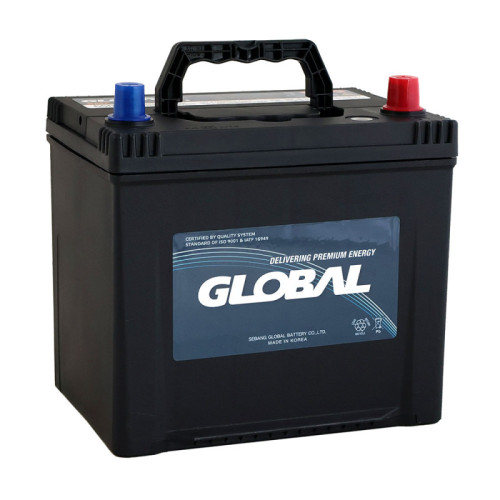 Автомобільний акумулятор GLOBAL Asia SMF 60Ah, 500A, R+ (SMF 65D23L) (D23), н.к. Автомобільний акумулятор GLOBAL Asia SMF 60Ah, 500A, R+ (SMF 65D23L) (D23), н.к.