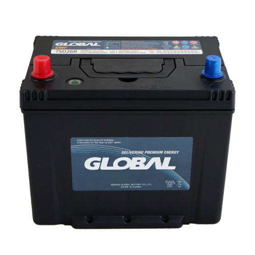 Автомобільний акумулятор GLOBAL Asia SMF 70Ah, 600A, L+ (SMF 75D26R) (D26), н.к.