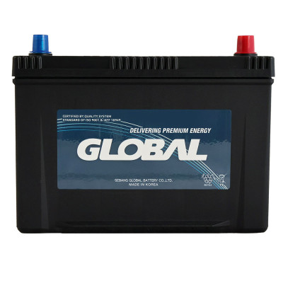 Автомобільний акумулятор GLOBAL Asia 95Ah, 790A, R+ (SMF 120D31L) (D31), н.к. (Корея ROCKET)