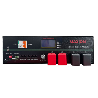 Литиевые аккумуляторы MAXION LiFePO4 MXLFP-BMR48-100 (48V; 100Ah) Литиевые аккумуляторы MAXION LiFePO4 MXLFP-BMR48-100 (48V; 100Ah)