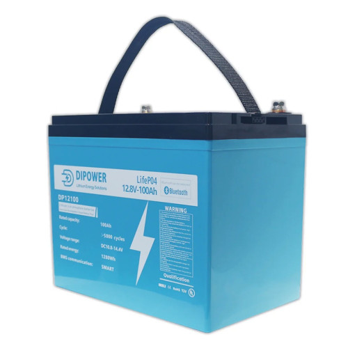 Акумулятор Dipower LiFePO4 12V/100AH (1280W*h) (літій-залізо-фосфатний акумулятор для ДБЖ (UPS))