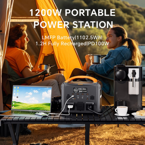 Зарядна станція NewsMy S1210P, 1200 Вт, 1102,5 Вт/год (електростанція для дому, UPS, ДБЖ) EU Зарядна станція NewsMy S1210P, 1200 Вт, 1102,5 Вт/год (електростанція для дому, UPS, ДБЖ) EU