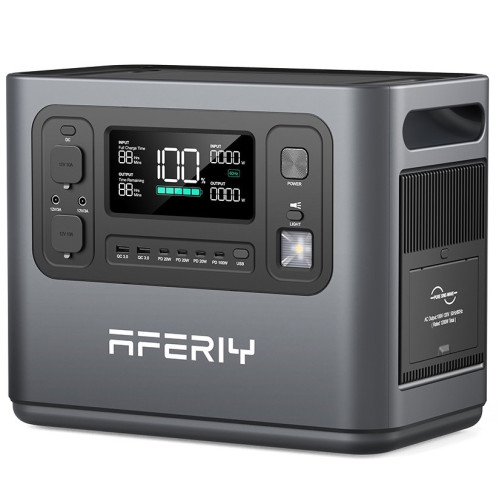 Зарядна станція Aferiy AF-P110, 1200 Вт, 960 Вт*год (електростанція для дому, UPS, ДЖБ)