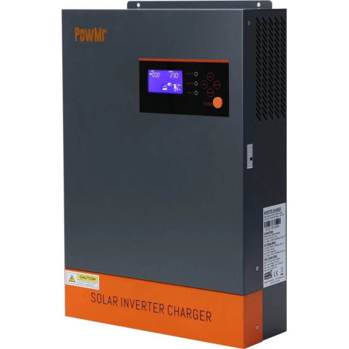Гібридний інвертор Powmr POW-HVM5.5K-48V-P, 48 В, 5500 Вт (безперебійник, UPS, ДБЖ)
