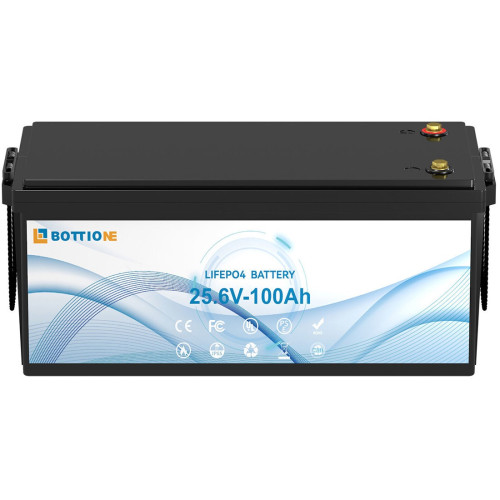 Акумулятор Bottione LiFePO4 24V/100AH (2560W*h) (літій-залізо-фосфатний акумулятор для ДБЖ (UPS))