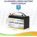 Акумулятор FlyPower LiFePO4 12V/180AH, 2304W*h (літій-залізо-фосфатний акумулятор для ДБЖ (UPS)) Акумулятор FlyPower LiFePO4 12V/180AH, 2304W*h (літій-залізо-фосфатний акумулятор для ДБЖ (UPS))