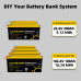 Акумулятор GoKwt LiFePO4 25,6V/100AH (2560W*h), з дисплеєм (літій-залізо-фосфатний акумулятор для ДБЖ (UPS)) Акумулятор GoKwt LiFePO4 25,6V/100AH (2560W*h), з дисплеєм (літій-залізо-фосфатний акумулятор для ДБЖ (UPS))