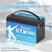 Акумулятор Kepworth LiFePO4 12V/100AH (1280W*h) (332х176х225 мм, для будинку, котла, сонячних батарей)
