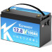 Акумулятор Kepworth LiFePO4 12V/100AH (1280W*h) (332х176х225 мм, для будинку, котла, сонячних батарей)