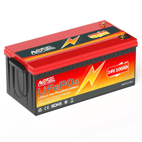 Аккумулятор MOSEWORTH LiFePO4 24V/100AH (2400W*h) (литий-железо-фосфатный аккумулятор для ИБП (UPS))