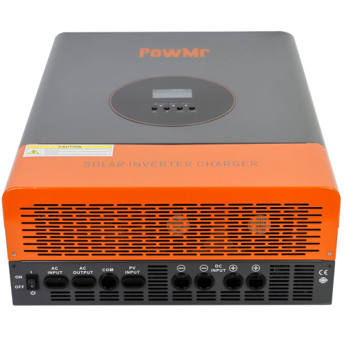 Гібридний інвертор Powmr POW-RELAB-5KE NEW 2024, 48 В, 5000 Вт (низькочастотний інвертор, безперебійник, UPS, ДБЖ) Гібридний інвертор Powmr POW-RELAB-5KE NEW 2024, 48 В, 5000 Вт (низькочастотний інвертор, безперебійник, UPS, ДБЖ)
