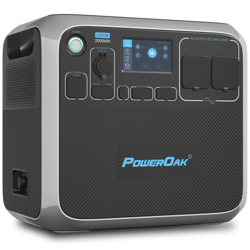 Зарядна станція Bluetti PowerOak AC200P, 2000 Вт, 2000 Вт*год (електростанція для дому) UK Зарядна станція Bluetti PowerOak AC200P, 2000 Вт, 2000 Вт*год (електростанція для дому) UK