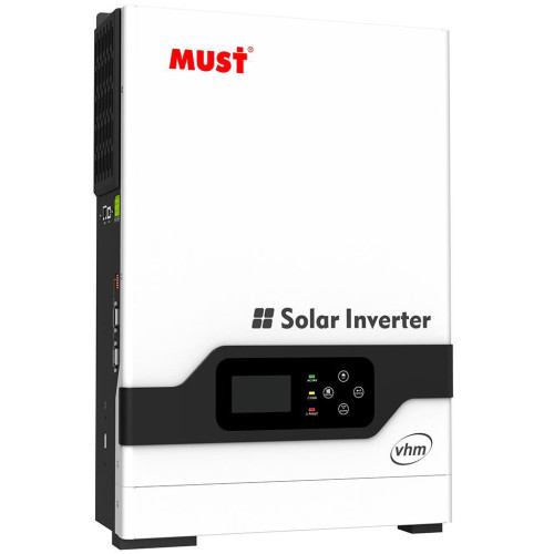Гібридний інвертор Must PV18-5048VHM, 48 В, 80 А, 5000 Вт, PV145V (безперебійник, UPS, ДБЖ)