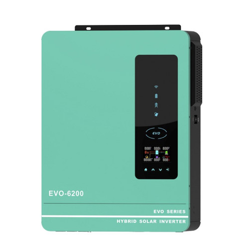 Гібридний інвертор Anern AN-SCI-EVO-6200, 48 В, 6200 Вт (безперебійник, UPS, ДБЖ) Гібридний інвертор Anern AN-SCI-EVO-6200, 48 В, 6200 Вт (безперебійник, UPS, ДБЖ)