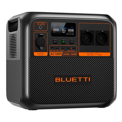 Зарядна станція Bluetti AC180P, 1800 Вт, 1440 Вт/год (електростанція для дому, UPS, ДБЖ) EU