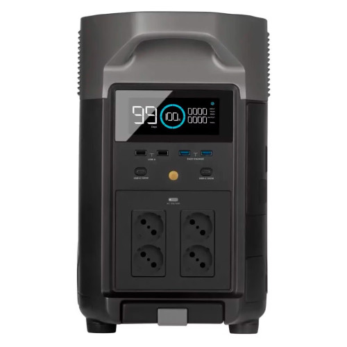 Зарядна станція EcoFlow Delta Pro, 3600 Вт, 3600 Вт/год (електростанція для дому, UPS, ДБЖ) EU Зарядна станція EcoFlow Delta Pro, 3600 Вт, 3600 Вт/год (електростанція для дому, UPS, ДБЖ) EU