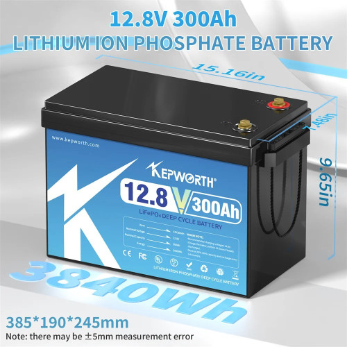 Акумулятор Kepworth LiFePO4 12V/300AH, 3840W*h (літій-залізо-фосфатний акумулятор для ДБЖ (UPS)) Акумулятор Kepworth LiFePO4 12V/300AH, 3840W*h (літій-залізо-фосфатний акумулятор для ДБЖ (UPS))