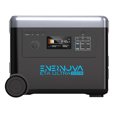 Зарядна станція Enernova ETA-Ultra, 2000 Вт, 2160 Вт*год (електростанція для дому, UPS, ДБЖ)