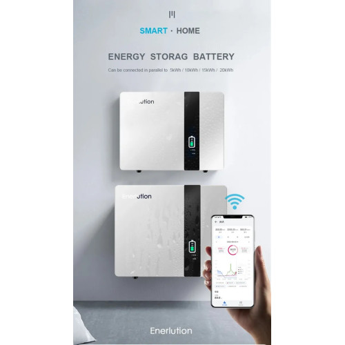Акумулятор Enerlution LFPWall-5000 LiFePO4, 51,2 V 5220 W*h (літій-залізо-фосфатний акумулятор для ДБЖ (UPS)) Акумулятор Enerlution LFPWall-5000 LiFePO4, 51,2 V 5220 W*h (літій-залізо-фосфатний акумулятор для ДБЖ (UPS))