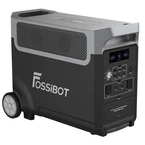 Зарядна станція Fossibot F3600, 3600 Вт, 3840 Вт/год (електростанція для дому, UPS, ДБЖ) EU, чорний Зарядна станція Fossibot F3600, 3600 Вт, 3840 Вт/год (електростанція для дому, UPS, ДБЖ) EU, чорний