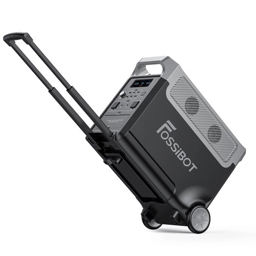 Зарядна станція Fossibot F3600, 3600 Вт, 3840 Вт/год (електростанція для дому, UPS, ДБЖ) EU, чорний Зарядна станція Fossibot F3600, 3600 Вт, 3840 Вт/год (електростанція для дому, UPS, ДБЖ) EU, чорний