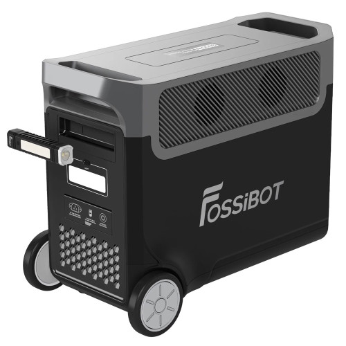 Зарядна станція Fossibot F3600, 3600 Вт, 3840 Вт/год (електростанція для дому, UPS, ДБЖ) EU, чорний Зарядна станція Fossibot F3600, 3600 Вт, 3840 Вт/год (електростанція для дому, UPS, ДБЖ) EU, чорний