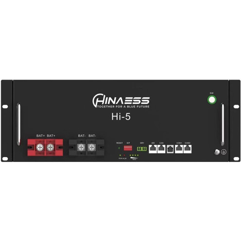 Акумулятор HinaESS HI-5 51,2V/100AH, 5120W*h, 100A, LiFePO4 (літій-залізо-фосфатний акумулятор для ДБЖ (UPS)) Акумулятор HinaESS HI-5 51,2V/100AH, 5120W*h, 100A, LiFePO4 (літій-залізо-фосфатний акумулятор для ДБЖ (UPS))