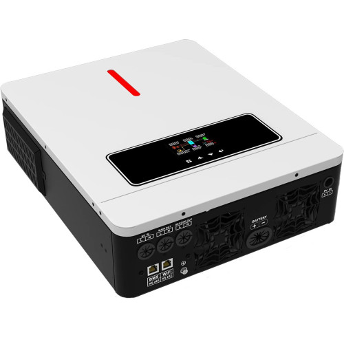 Гібридний інвертор JYsupsys MPS-6200, 48 В, 120 А, 6200 Вт (безперебійник, UPS, ДБЖ) Гібридний інвертор JYsupsys MPS-6200, 48 В, 120 А, 6200 Вт (безперебійник, UPS, ДБЖ)