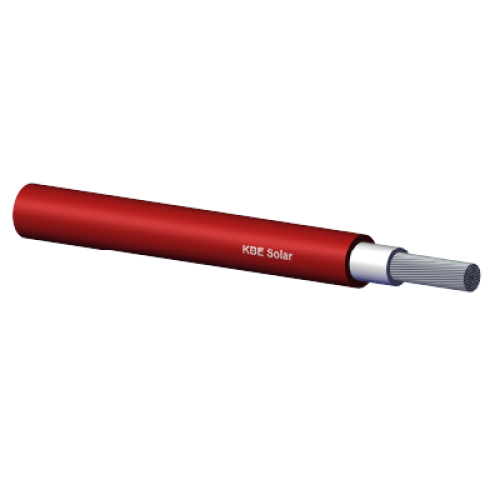 Кабель для сонячних панелей KBE Solar DB+ 6,00 Q red (RT) verz EN 50618, IEC 62930, 2 PFG 116910.19