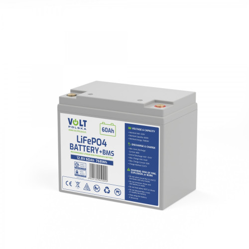 Акумулятор Volt Polska LiFePO4 12,8V 60Ah (60A) + BMS
